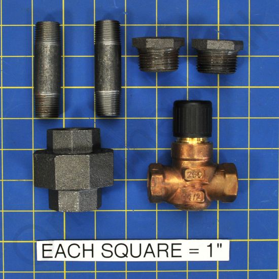 Carel DSAK24V00E Steam Valve Kit 1/2 Inch