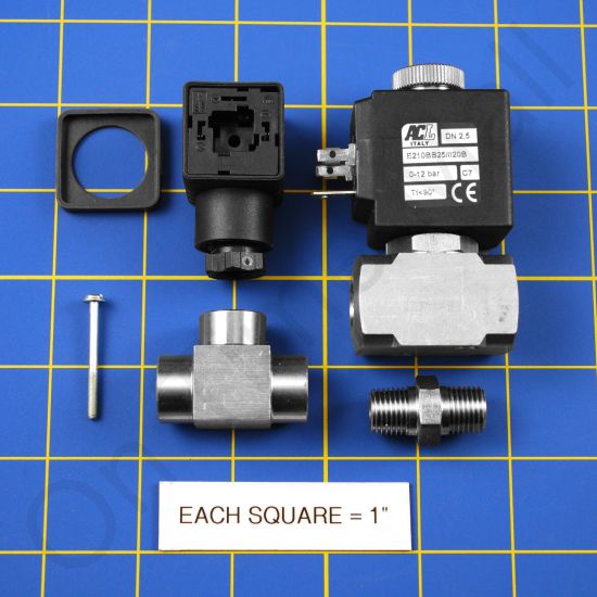 Carel UAKCD00001 Drain Valve, Stain. Steel