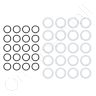 Carel E2VORI0000 Teflon Gaskets