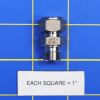 Carel 1309589AXXUSP Sliding Compression Fitting